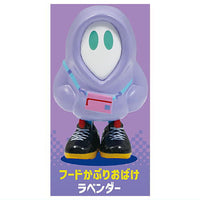NANASHI no OBAKE Mascot Figure [3.Hooded OBAKE lavender]