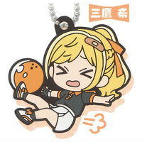 Turkey! Suttenkororin Rubber Mascot Keychain [4.Nozomi Mitaka]