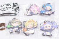 Turkey! Suttenkororin Rubber Mascot Keychain [All 5 type set(Full Complete)]