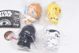 Rubber Fig. Star Wars [Assorted 4 type set (1.Luke Skywalker/3.C-3PO/4.Darth Vader/5.Stormtrooper)]