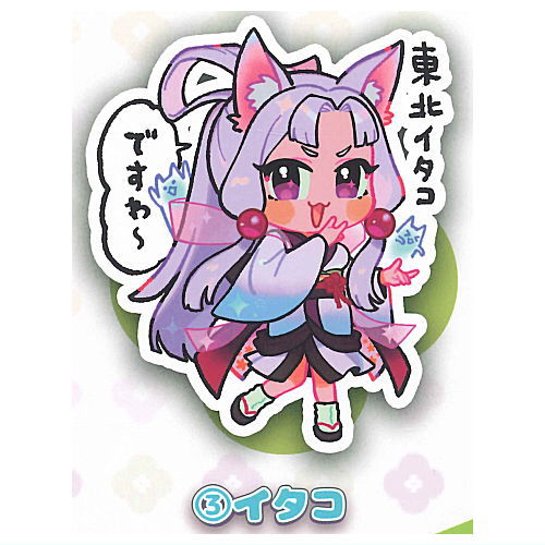 Tohoku Zunko Zundamon Project Acrylic Stand Figure [3.Itako]