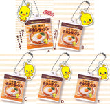 Chikin Ramen Hiyoko-chan Acrylic keychain 2 [All 5 type set(Full Complete)]