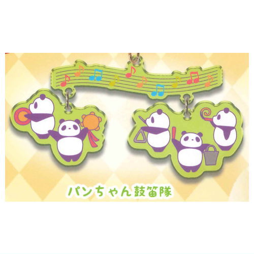 Panda Kopanda Yurayura 3 ren Keychain [2.Pan-chan Kotekitai]