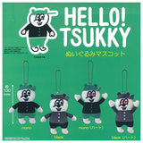 HELLO! TSUKKY Plush Mascot [All 4 type set (Full Complete)]
