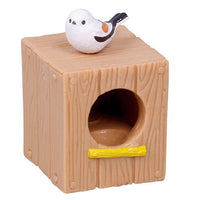 Shimaenaga and birdhouse Part.2 [4.Shimaenaga and brown birdhouse]