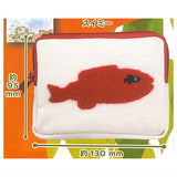 Leo Lionni's friends sagara embroidered pouch [1.Swimmy]