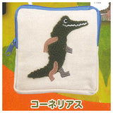 Leo Lionni's friends sagara embroidered pouch [4.Cornelius]