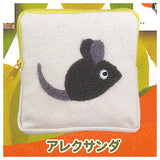 Leo Lionni's friends sagara embroidered pouch [5.Alexander]