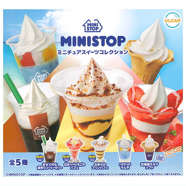 Ministop Miniature Sweets Collection [All 5 type set(Full Complete)]