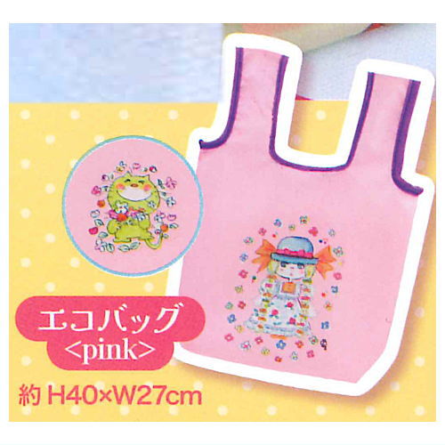 Ado Mizumori Pouch & Bag Collection [1.Eco Bag (pink)]