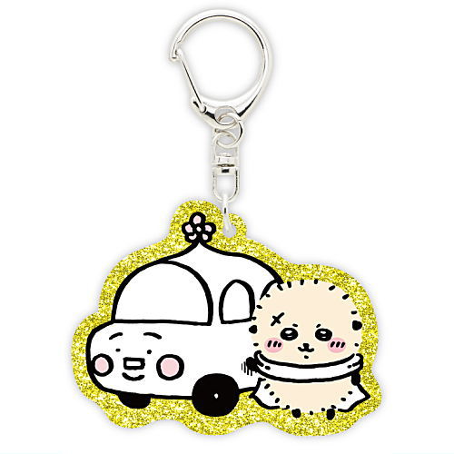 Chiikawa lame acrylic keychain Part.4 [6.Rakko]