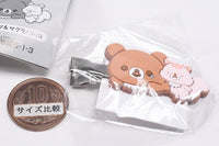 Rilakkuma Chairoikoguma's Friends Bangs Clip [3.Chairoikoguma & Sakuranokorisu]