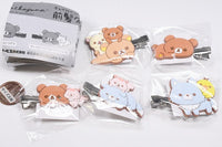 Rilakkuma Chairoikoguma's Friends Bangs Clip [All 5 type set(Full Complete)]