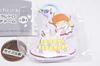 Little Twin Stars Aurora Retro Rubber Charm [2.Let's make a cake! (Kiki)]