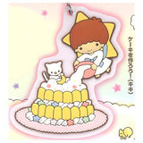 Little Twin Stars Aurora Retro Rubber Charm [2.Let's make a cake! (Kiki)]