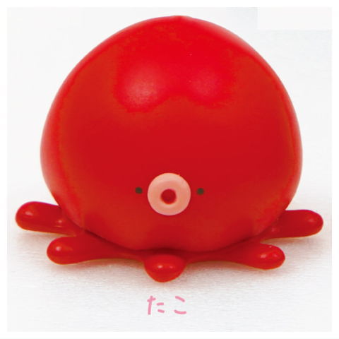 Korokoroyukaina nakamatachi Mascot Ball Chain [1.Octopus]