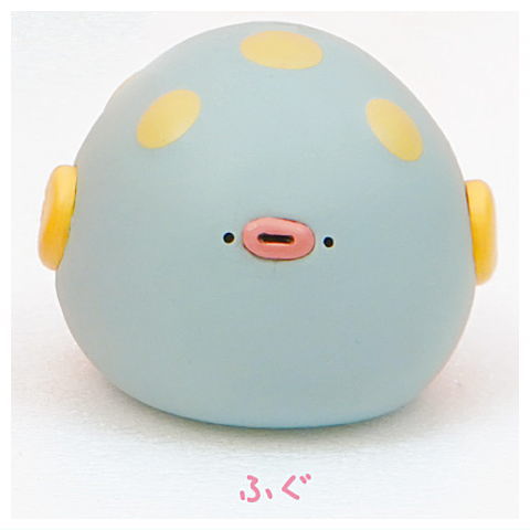 Korokoroyukaina nakamatachi Mascot Ball Chain [2.Fugu]
