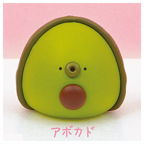 Korokoroyukaina nakamatachi Mascot Ball Chain [4.Avocado]