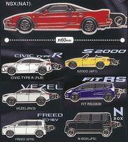 Honda Metal Car Emblem Collection [All 7 type set(Full Complete)]