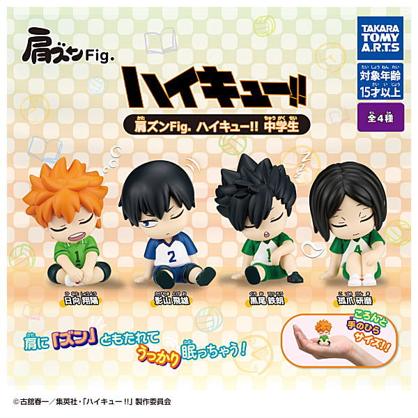 Shoulder Zun Fig. Haikyu!! Junior High School Student [All 4 type set(Full Complete)]