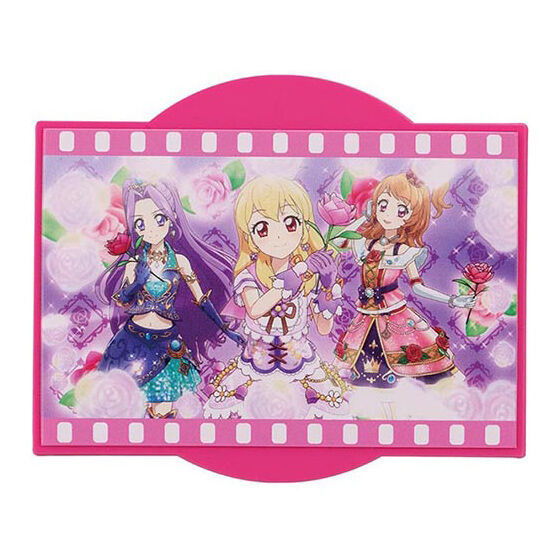 Aikatsu! Goods Collection 2: Great Ichigo Starmiya Festival [4.B Prize: Rubber coaster (Scene 3)]