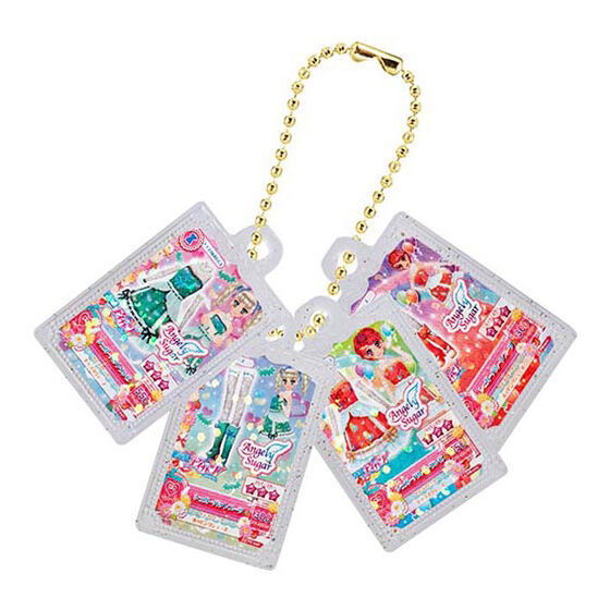 Aikatsu! Goods Collection 2: Great Ichigo Starmiya Festival [14.C Prize: Card charm (Sugar Bat Coord & Sugar Balloon Coord)]