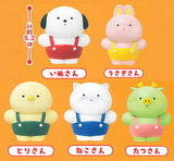 Soreyuke! Chibicoro club sofubi mascot [All 5 type set(Full Complete)]