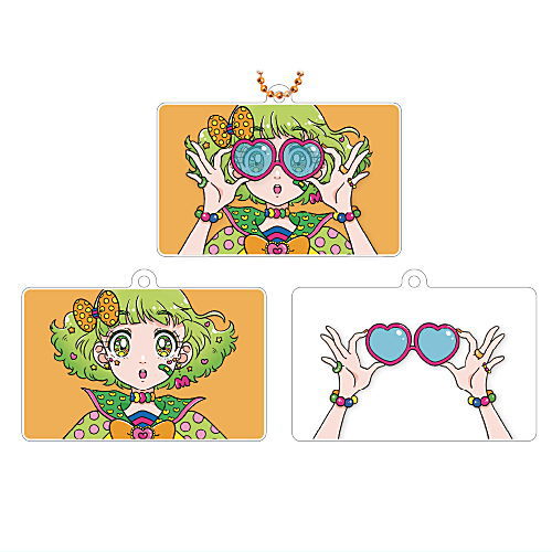 mog Kirakira Omeme-chan Acrylic Keychain Part.3 [1.Mido-chan sunglasses]