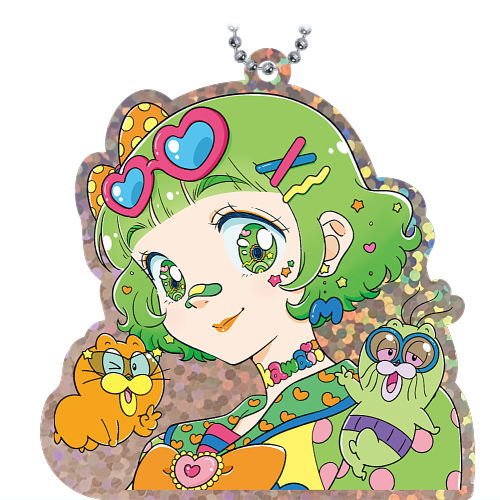 mog Kirakira Omeme-chan Acrylic Keychain Part.3 [5.Mido-chan, Moguo-san and Moguzo]