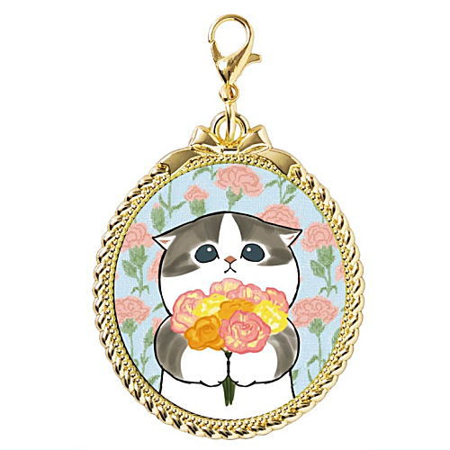 mofusand Metal Frame Charm [3.Carnation]