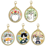 mofusand Metal Frame Charm [All 5 type set(Full Complete)]