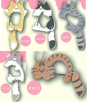 Shippofurifuri Nyanko Carabiner Part.2 [All 5 type set(Full Complete)]
