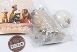 Akane Wood Carving Duck and Dog [3.Pug]