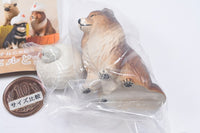 Akane Wood Carving Duck and Dog [4.Shetland Sheepdog]