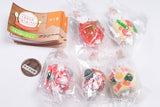Kumasanno kurukuru pasta ball chain mascot [All 5 type set(Full Complete)]