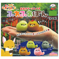Chokonto Kitsune fuwafuwa pon [All 4 type set (Full Complete)]