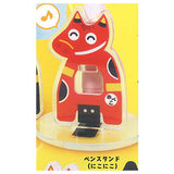 Akabeko Barricade Pen Stand/Stand Clip [2.Pen stand (nikoniko)]