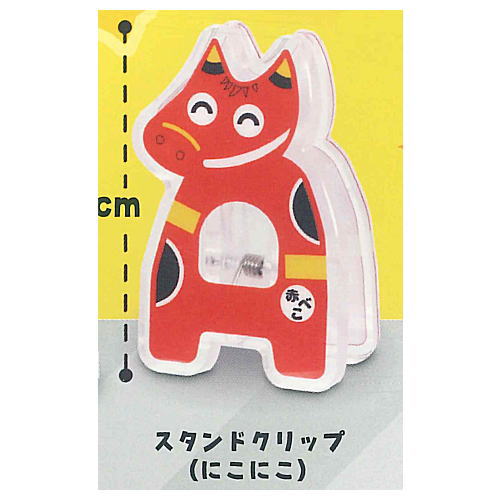 Akabeko Barricade Pen Stand/Stand Clip [6.Stand clip (nikoniko)]