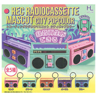 Recording Boombox Mascot City Pop Colors [All 5 type set(Full Complete)]