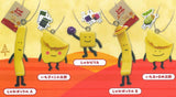 Jaga Pokkuru character miniature mascot [All 5 type set(Full Complete)]