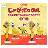 Jaga Pokkuru character miniature mascot [All 5 type set(Full Complete)]