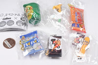 Calbee x Kameda Seika x Lotte Special collaboration Miniature mascot assortment [All 6 type set(Full Complete)]