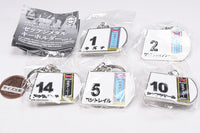 Super Thoroughbred Series Bib Metal Keychain vol.3 [All 5 type set(Full Complete)]