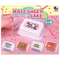 Miniature half sheet cake Part.2 [All 5 type set(Full Complete)]