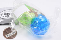 Skeleton Piggy bank mascot Part.2 [2.Lime x Blue]