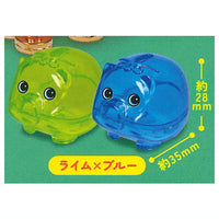 Skeleton Piggy bank mascot Part.2 [2.Lime x Blue]