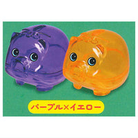 Skeleton Piggy bank mascot Part.2 [5.Purple x Yellow]