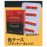 Drink Vending Machine Mascot Graphics [5.Tin Case (Bloody Orange)]