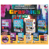 Drink Vending Machine Mascot Graphics [All 5 type set(Full Complete)]