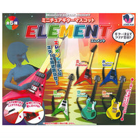 Miniature Guitar Mascot Element [All 5 type set(Full Complete)]